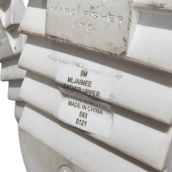 Marc Fisher Women's Jaimee Espadrille Leather Slide Sandals - Picture 9 of 10